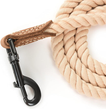 The "I Swear My Dog's on a Celebrity Diet" Leash - Sturdy 6FT of Paw-sitive Vibes for Pooches of All Sizes to Strut, Train, or Walk Down the Aisle in Style (Light Brown)