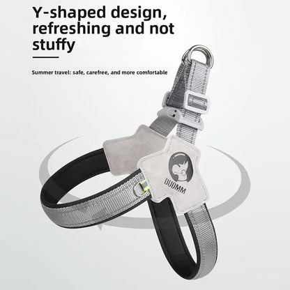 Canine Couture: The "Harness Me, Baby!" Leash for Your Compact Canine Companions Like Corgis, Shiba Inus, and Frenchie Fashionistas!